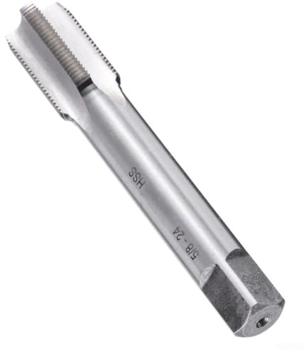 Taraud fileté droit 5/8 24, parfait pour la fabrication ou la restauration de filetages avec HSS