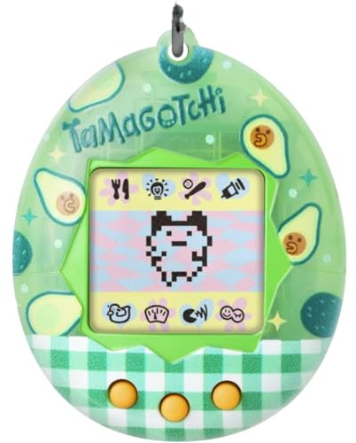 Bandai - Tamagotchi - Original Tamagotchi - Avocado Mix - Elektronisches virtuelles Haustier mit Farbbildschirm - Interaktives Haustierspielzeug - Avocadomotiv - Spielzeug Kinder ab 8 Jahren - 46162