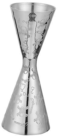 Zerodeko 1pezzi Misurino Per Cocktail in Acciaio Scala Graduata Tazza Da Accessorio Da Bar Resistente e