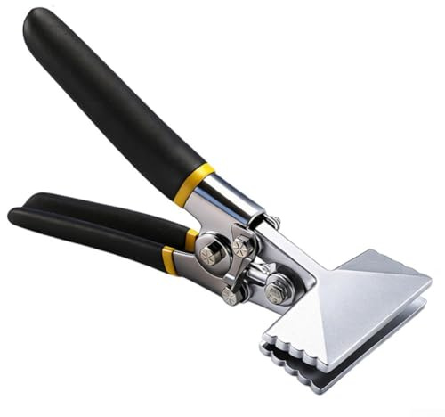 Pince pliante de 80 mm, outil de pliage à bord droit et courbé pour le travail de la tôle, pince à plier manuelle (poignée droite)