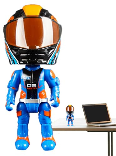 Juguete de moto transformador, juguete de motocicleta con figura transformadora – figuras de acción de muñecas, versión 3D Q, juguetes transformadores para motociclistas con gel móvil
