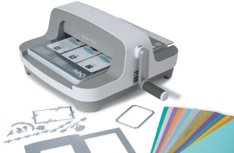 Sizzix Big Shot Plus Machine with Starter Kit, Manual Die Cutting & Embossing Machine