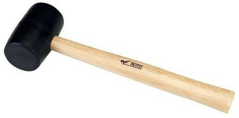 Alyco Massette en caoutchouc 685 g Manche en bois