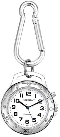 Profi METALL Sprechender Schlüssel-Anhänger Armbanduhr Wecker Uhr Senioren Blindenuhr Taschenuhr Umhängeuhr mit Uhrzeitansage