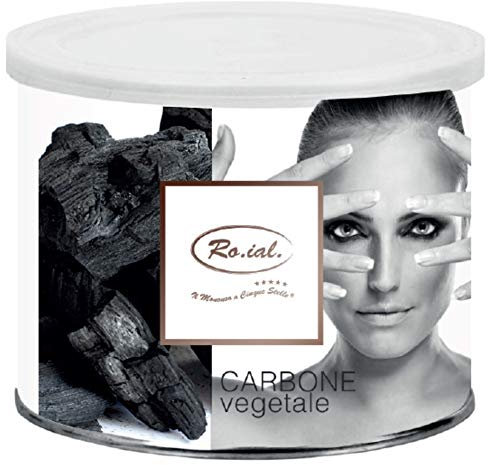 Ro.ial, cera calda per depilazione – con carbone vegetale / Charcaol – Charbon Vegetale – 400 ml