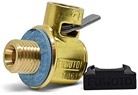 Fumoto F-133: STANDARD VALVE WITH 12MM-1.25 THREADS WITH LEVER CLIP