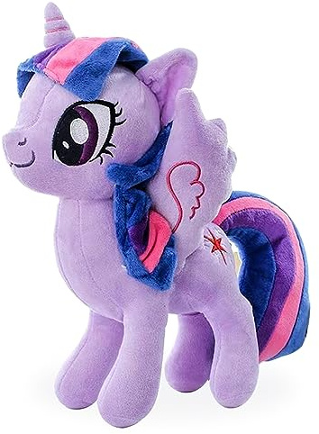 Zaloife Pferd Plüschtier, Stofftier Pony Regenbogen 20cm, Kuscheltier Pferd Plush, Lila Lustiges Plüsch Puppe Geschenk für Kinder