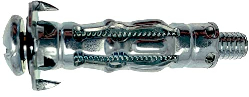 fischer - Cheville métallique pour placo HM 4x32 mm avec vis métrique/Boîte de 50 558100 Gris