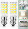 Tailcas Bombilla LED E14 4W, E14 LED Luz Frio 6000K Equivalente 40W, Sin Parpadeo, AC 220-240V, para Frigorifico, Candelabro, No Regulable, pack de 2