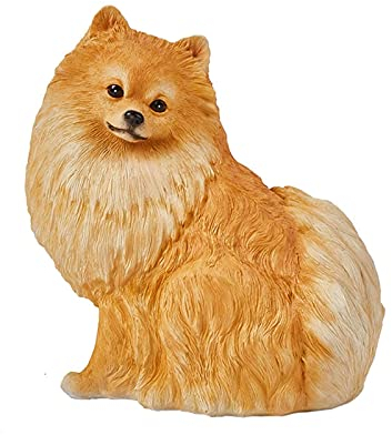 Ecoodisk Gartenskulptur niedliche Hund Statue handgefertigt Outdoor Gartendekoration Simulation Welpe Skulptur Harz Handwerk Garten Statue Gartenkunstdekoration