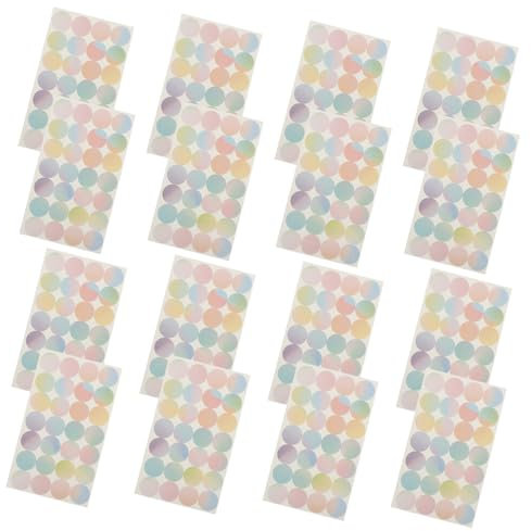 Ciieeo 16 Selbstklebende Lochverstärkungsaufkleber Papierlochverstärker Stark Haftend Transparent Für Loses Blatt Papier Büro Und Schule