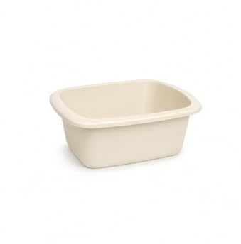 Small Rectangular Washing Up Bowl 7L for Kitchen Sink | Plastic Washing Basin | Dish Washing Bowl