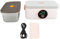 GLOGLOW Lunch Box Elettrico da 1 Litro, Box Riscaldato Ricaricabile Tramite USB, Scaldavivande Portatile Senza Fili, con Ciotola Interna in Acciaio Inossidabile, per Casa, Ufficio,