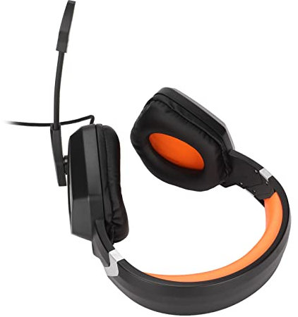 Rankomu Game Over Ear Kopfhörer Gaming Headset, Wired Over Ear Kopfhörer mit Lautstärkeregler und Dynamischer RGB-Beleuchtung für PS4, Switch, Xbox, Stereo-Sound, Bequeme Passform