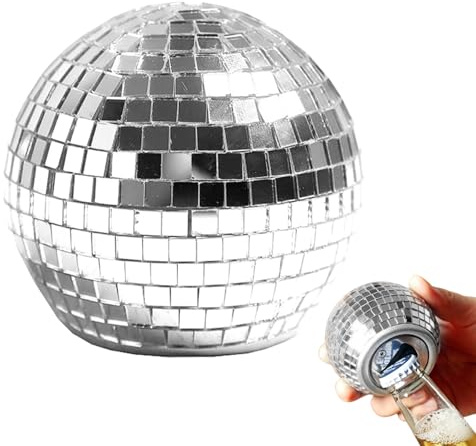Décapsuleur de bière, décapsuleur de bière, attrape-bouteilles disco | Décapsuleur design miroir, ouverture rapide, pas de fuite, tire-bouchon, pour la maison, le, la cuisine, cadeaux pour hommes
