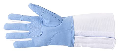 PHATM Fecht-Trainingshandschuhe Folien-Degen-Säbel-Wettkampf-Schutzhandschuh Fechtausrüstung(Blue (Right),10)