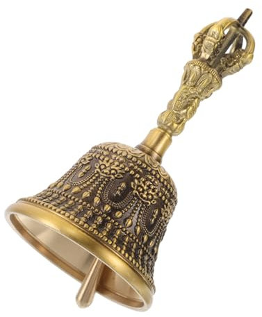 Yardwe Campana De Cobre De Manivela Campanas De Sénior Servicio s Para Profesor Aula Llamar a La De Metal De Recepción De La Oficina s De Hotel