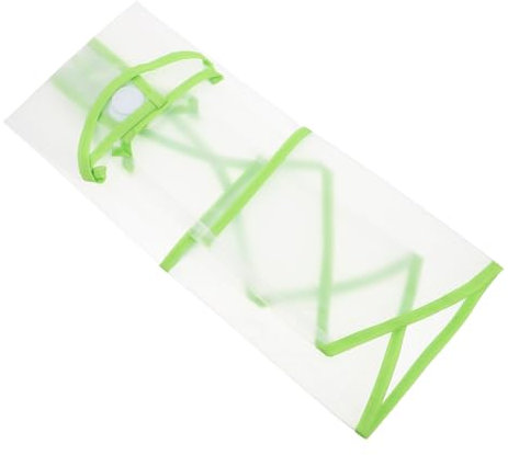 Abaodam 1 x Malkittel, transparente Kunstschürze zum Füttern und Basteln, Schürze für Malaktivitäten, leicht zu reinigen und angenehm zu tragen, grün, 47X39cm