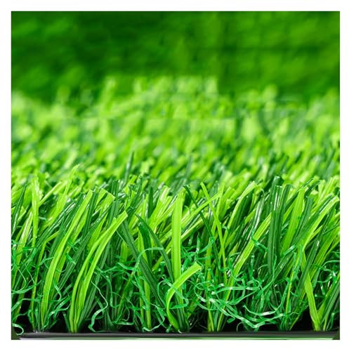 QHLTY Fausse Gazon Haute Densité Faux Gazon Exterieur Résistant À l'eau Et À La Moisissure Solide Et Durable pour Tapis Balcon Jardin d'enfants, Extérieur(1x10m)
