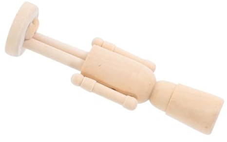 Zerodeko Casse-Noisette Bois Brut pour Soldat à Peindre Soi-même Figurine de Noël pour Bricolage
