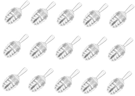Ciieeo Lot de 15 Tubes à Lèvres en Plastique de Pot Miel, Rechargeables et Réutilisables, pour Échantillons Commerciaux ou Voyages