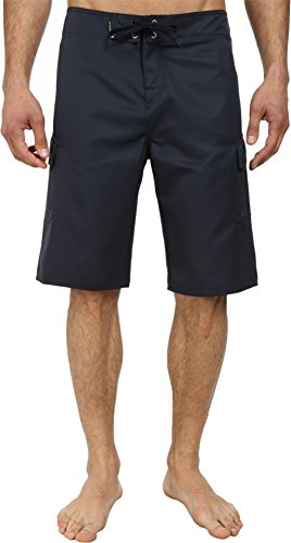 Quiksilver mens Manic 22 Inch Length Cargo Pocket Boardshort Swim Trunk fashion board shorts, Navy Blazer 2015, 33 US