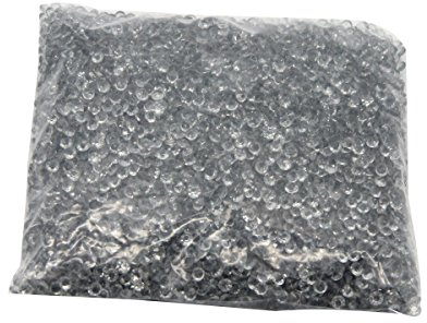 Evilandat 5000 PCS Streudeko Diamant Tischdeko Stein Verzierung Hochzeit Glitzert Klar Bling Faux Acryl Optik, 4,5mm, Grau