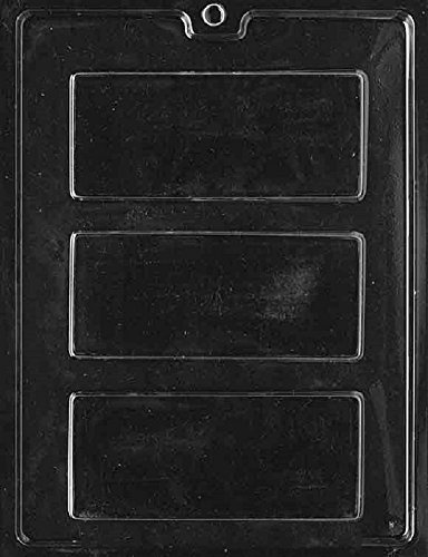 Grandmama's Goodies AO120 Candy Bar Chocolate Candy Soap Mold with Exclusive Molding Instructions