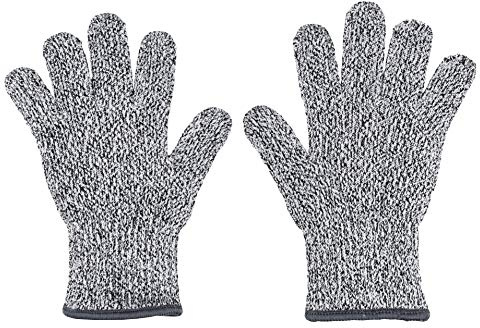 Cutlery-Pro Mesh Child-Size Cutting Knife Safety Gloves, Level-5 Protection, Fits Most Kids’ Hands, 1-Pair