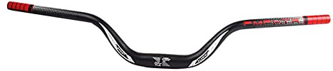 Generic Manubrio Leggero per Mountain Bike MTB Down Hill DH Bicicletta Barra Riser Extra Lunga 31,8 mm 720 mm Manubrio rialzato Alto - 720mm Rosso