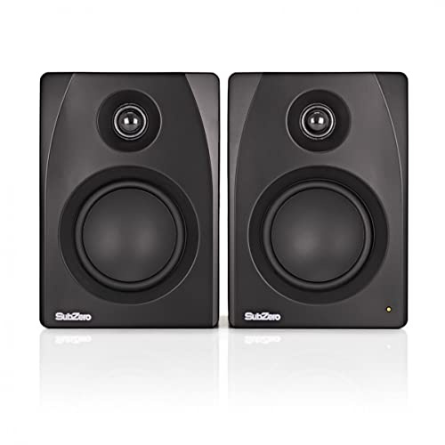 SUBZERO DJ Speakers – Active Studio Monitors Pair 60W RMS Class D