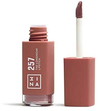 3INA MAKEUP - The Longwear Lipstick 257 - Rosa scuro - Rosetto Rosa scuro Chiaro con Acido per Nutrire le Labbra - Rossetto Opaco Lunga Durata Altamente Pigmentato - Vegan - Cruelty Free