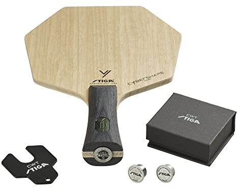 STIGA Erwachsene (Unisex) Cybershape Wood CWT Tischtennisholz, Braun, Classic