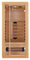 Artsauna Infrarotkabine Kiruna90 mit 4 Vollspektrum- & 3 Flächenstrahler, 1 Person, 90 x 90 x 190 cm, LED Farblicht & Glastür, Infrarotsauna Sauna