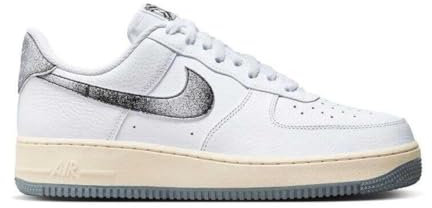 NIKE Air Force 1 '07 Herren-Basketballschuhe, Weiß/Rauchgrau/Strandweiß, 45 EU, Weiß Rauchgrau Weiß Strand, 44 EU, Weiß Smoky Grey White Beach, 45 EU