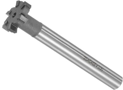 CoCud T-Slot Milling Cutters, 6 Flutes 1 Cutting Dia 0.24 Depth, Straight Tungsten Carbide Tip T-Slot End Mill- (Applications: for Copper Milling)