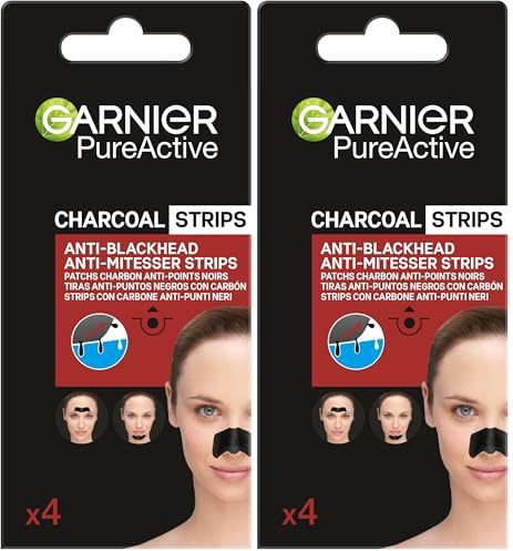 Garnier Hautklar Kohle Nose Strips Anti-Mitesser (Packung mit 2)
