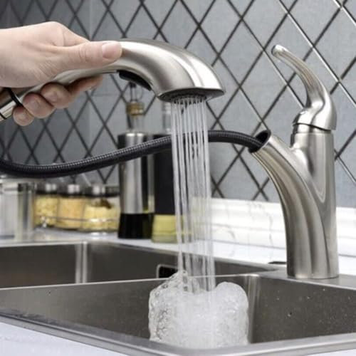 Ausziehbarer Küchenarmatur, Küchenarmatur, Ersatzdusche, Mischbatterie, Sprayer Waschtischarmatur, Mischbatterie, Sprühkopf, Ersatz G1/2 Zoll Anschluss für ausziehbare Schläuche