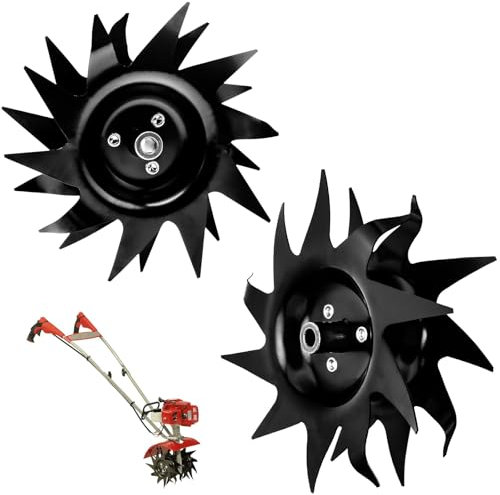 1622 Power Tiller Tines for All Mantis Tiller/Cultivators 7222, 7225, 7260, 7261, 7262, 7920, 7924, 7940 - (Till up to 10-Inch deep and 9-Inch Wide)