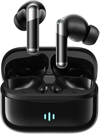 Wireless Earbuds, Earphones with HiFi Stereo Deep Bass In Ear Buds, Bluetooth 5.4 Headphones with 6 ENC Noise Cancelling Mic, 50H Playtime, Wireless Headphones Mini Ultra Light, IP7 Waterproof