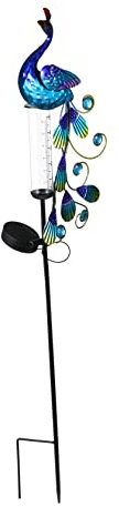 Mipcase Luce Solare Da Giardino Decorativa in Ferro a Forma Di, Lampada Da Prato Solare Per Giardino, Sentiero e Prato, Installazione Semplice Senza Cablaggio, Resistente a Pioggia e Outdoor