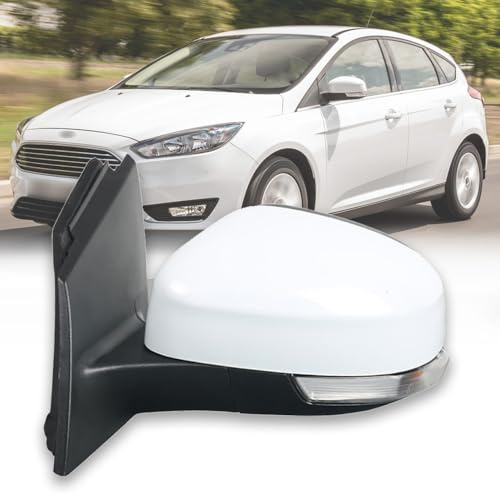 TiJeRa Side View Mirror für Ford Focus 3 MK3 2012-2018 Rückspiegel Montage Auto Außenspiegel