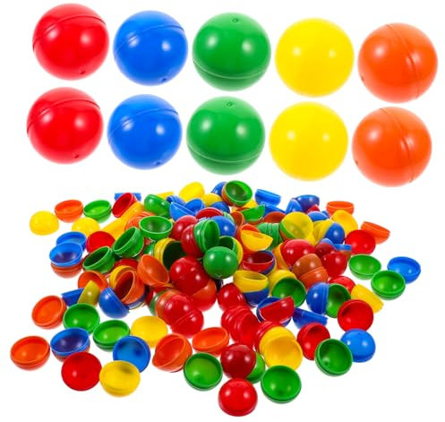 EXHUMKY Lotteriebälle 100 Stück 3,2cm Bunte Tischtennisbälle Für Verlosungen Und Partyspiele Nummerierte Spiel Pong Bälle Langlebig Und Farbintensiv Für Kinder Und Erwachsene