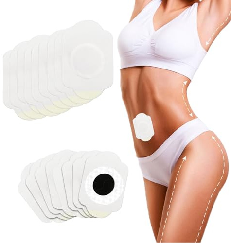 Slimming Patch Abnehmen Schnell Fettverbrenner, 30 Stück Natural Herbal Sticker Weight Loss Bauch Abnehmpflaster Fettverbrennung, Helfen Ihnen Schnell und Sicher Gewicht zu Verlieren