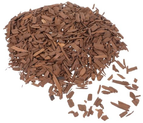 VICASKY Trucioli di quercia tostati da 100 g di trucioli di vino francesi leggermente tostati per aroma per la produzione di vino e barbecue, autentico rovere francese, multiuso
