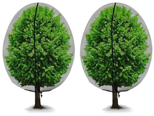 JONASHER Rete a rete per piante da giardino, protezione anti uccelli, insetti, parassiti, per frutta, alberi, mirtilli, cespugli di verdure (nero, 1 m x 1,5 m, con coulisse e cerniera, confezione da 2