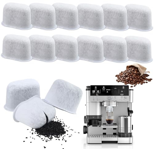 12 Cartouches de Filtre à Eau pour Ninja Luxe Cafe, Charbon Actif Filtre pour filtre de machine à café, Cartouches de Rechange, Modèles Compatibles ES501EU, ES601EU, ES651EU, ES655COEU ES701EU