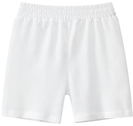 Short pour enfant 2026 garçon - Couleur unie - Décontracté - Mode pour enfants - Jogging - Coton - Pantalon de sport