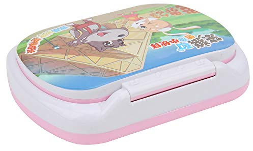 Haofy Computadora para Niños, Computadora Portátil de Aprendizaje, Tableta de Juguete, Educativa Preescolar Electrónica de Plástico con Letras, Palabras, Canciones Matemáticas, Teclado de Goma Suave