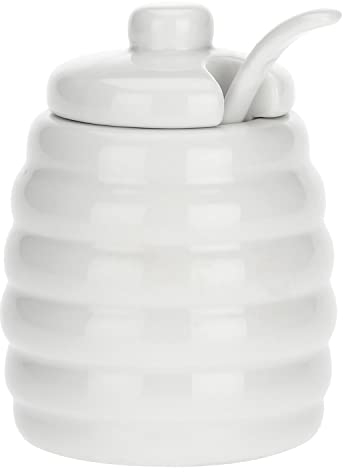 La Porcellana Bianca - Menage zuccheriera con Cucchiaio, Confezione Regalo, Bianco